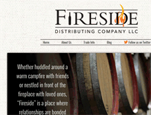 Tablet Screenshot of firesidedistributing.com
